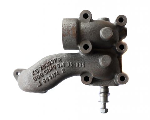 Spærreklap udstød. Gasrecirk modul Spærreklap udstød. Gasrecirk modul